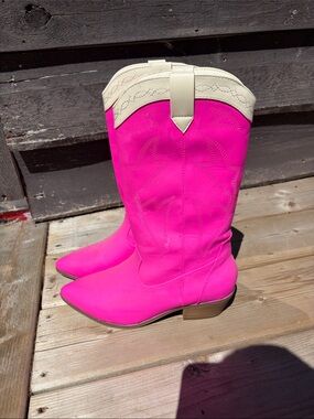 Hot Pink Cowboy Boots